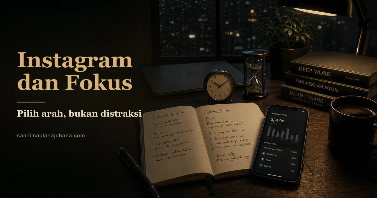 Instagram, Waktu, dan Pikiran yang Tidak Lagi Sama