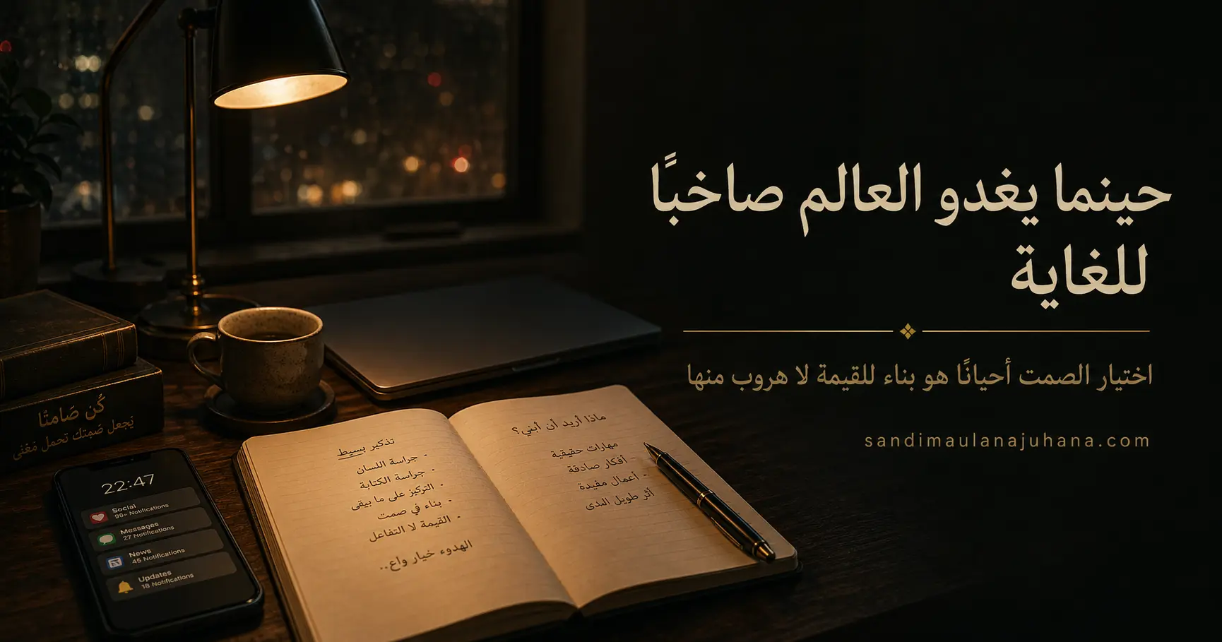 حينما يغدو العالم صاخبًا للغاية