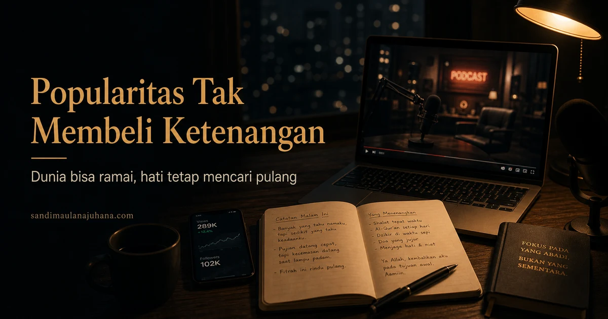 Ketika Popularitas Tak Bisa Membeli Ketenangan