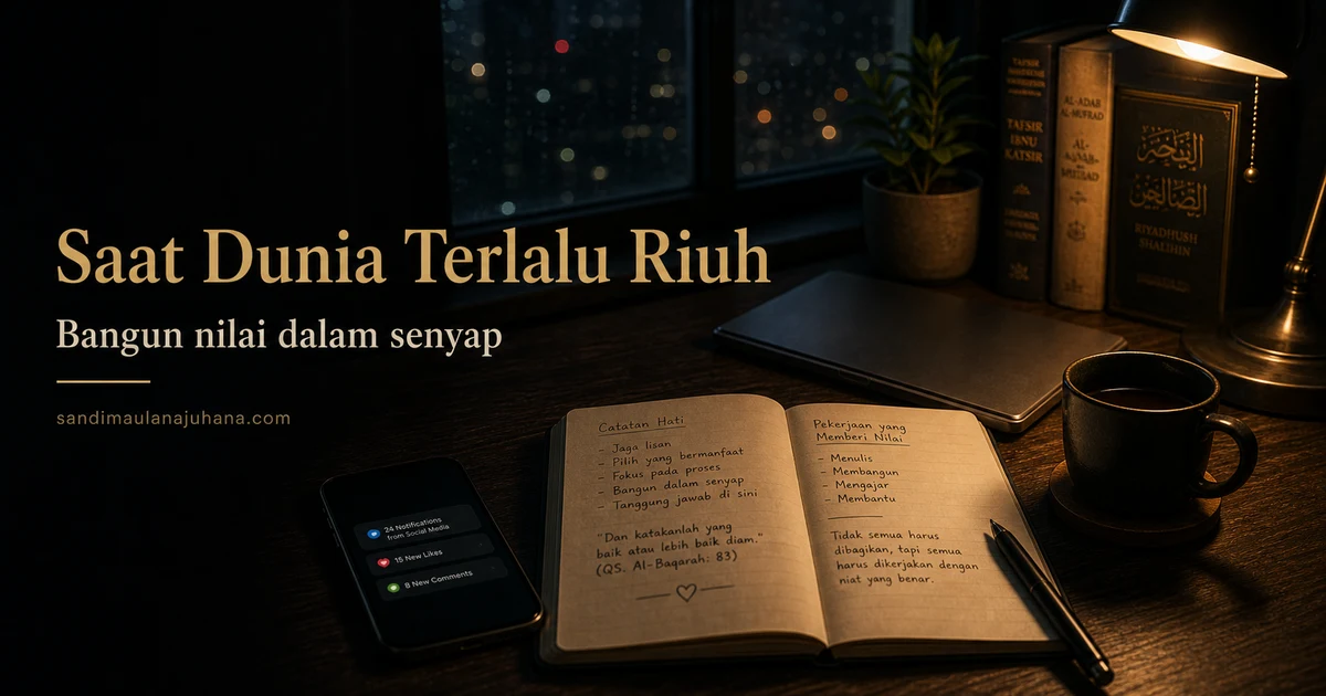 Saat Dunia Terlalu Riuh