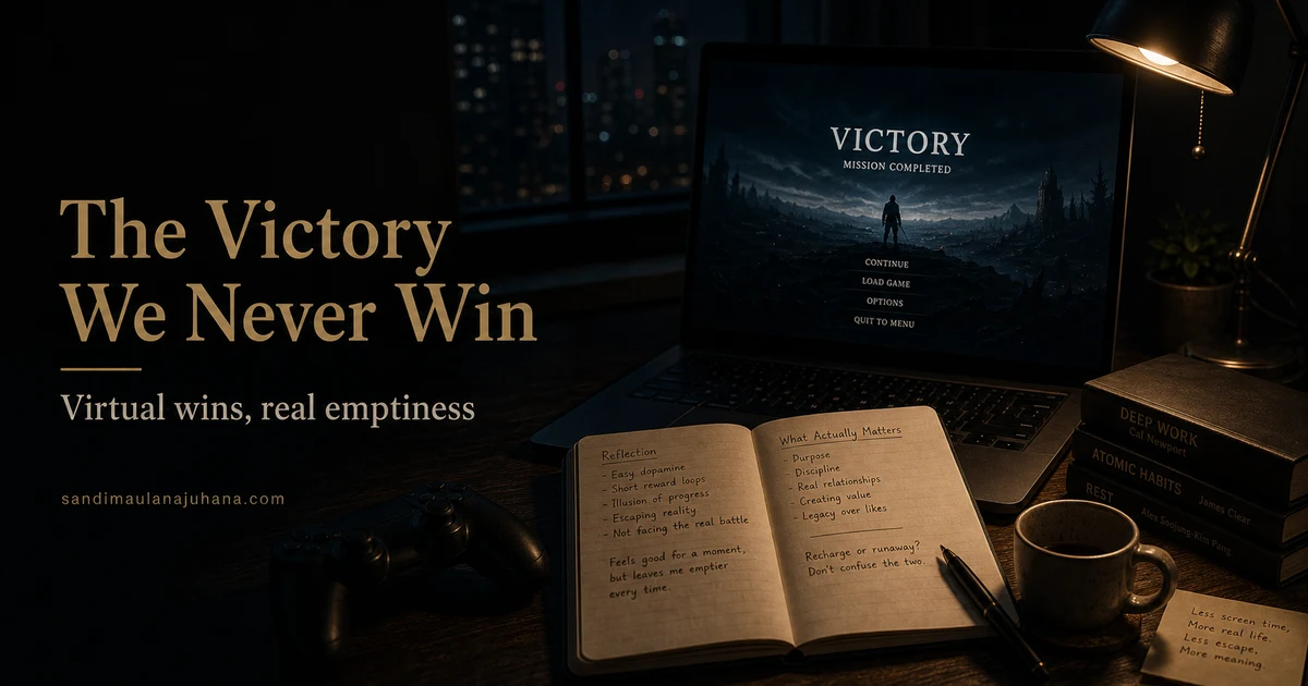 The Victory We Never Win: On Games, Dopamine, and the Emptiness of Modern Life