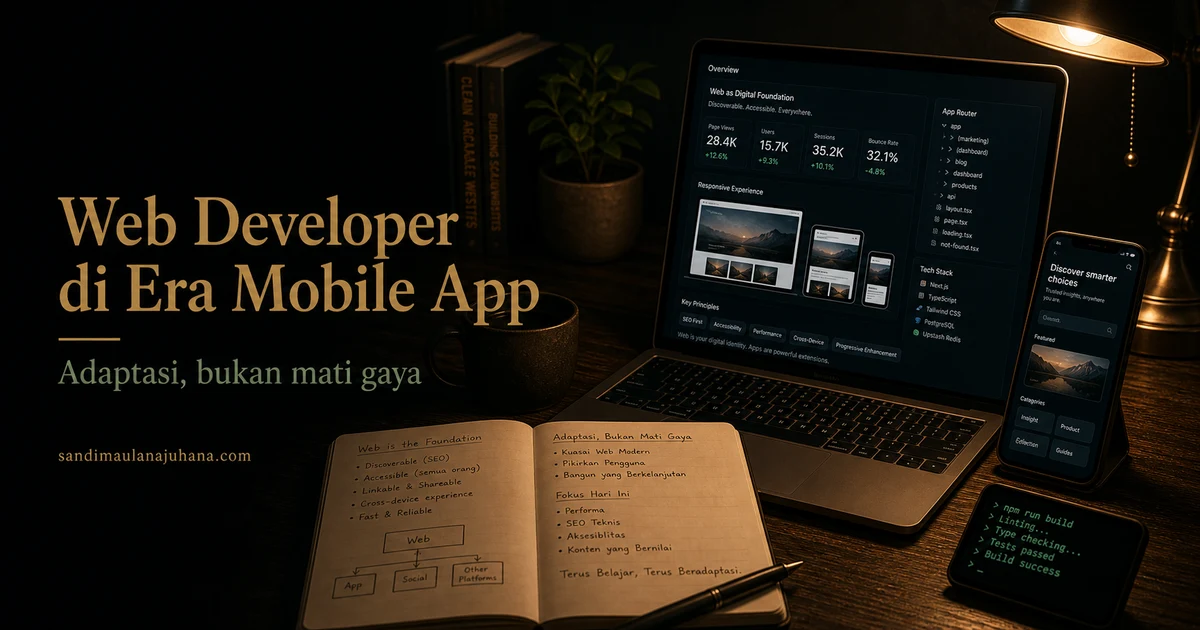 Web Developer di Era Mobile App: Mati Gaya atau Adaptasi?