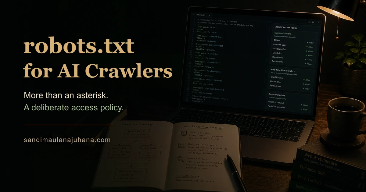 robots.txt for AI Crawlers: More Than Just an Asterisk