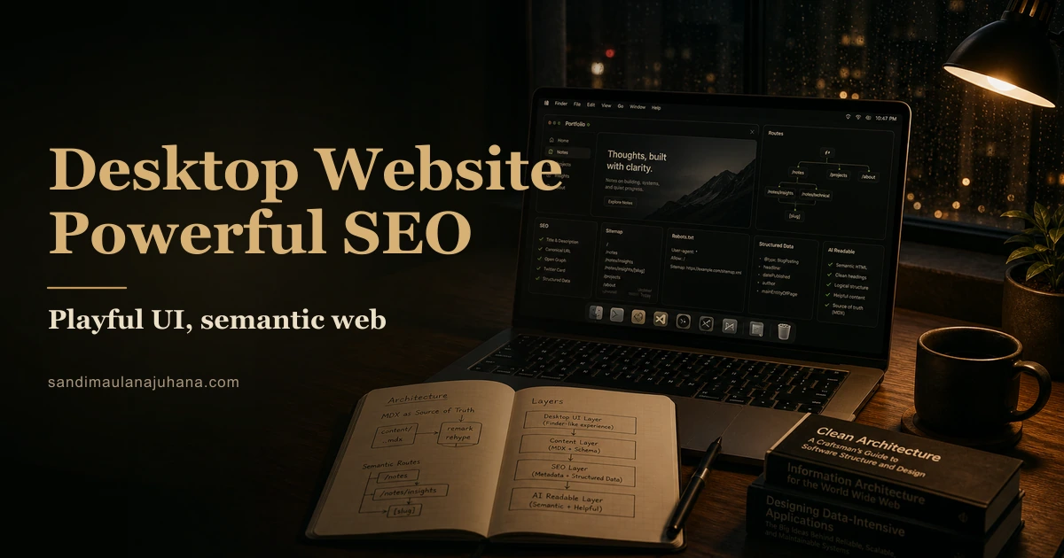Desktop-Style Website with Powerful SEO
