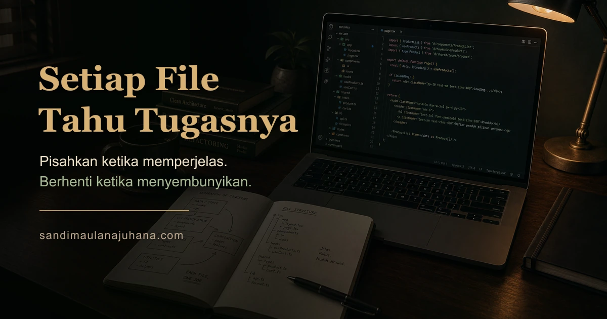 Ketika Setiap File Tahu Tugasnya